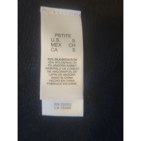 Emma James Black cardigan/Light sweater size small. - Picture 6 of 8